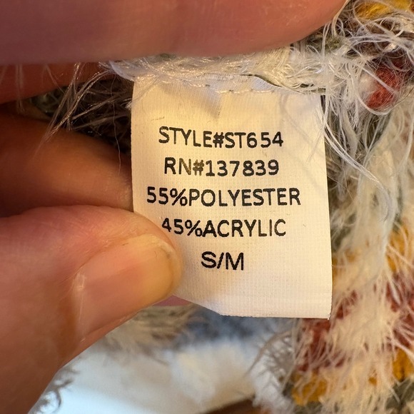 Altar'd State‎ Fuzzy Knit Pullover Tunic Sweater Aztec Bohemian Small/Medium - Picture 5 of 7